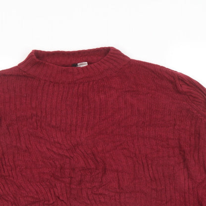 Womens UK Size M H&M Red Pullover Jumper