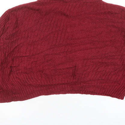 Womens UK Size M H&M Red Pullover Jumper