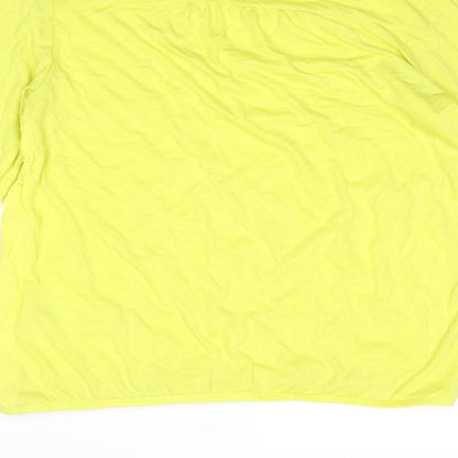 Womens UK Size S Sandwich Yellow Basic Blouse