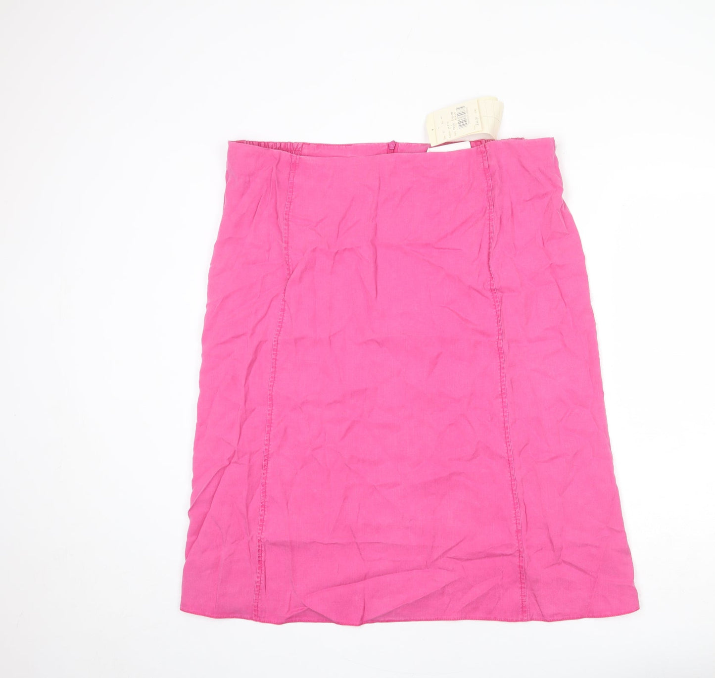 Ann Harvey Womens Pink Polyester A-Line Skirt Size 22 Zip