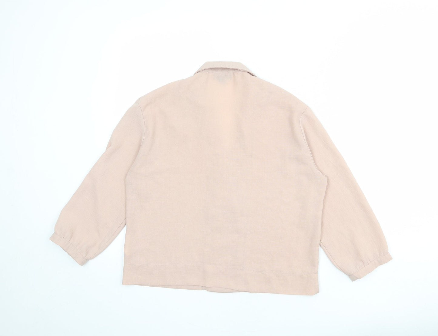 Womens UK Size 8 Topshop Pink Basic Blouse