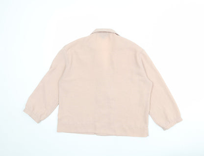 Womens UK Size 8 Topshop Pink Basic Blouse