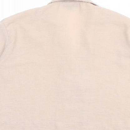 Womens UK Size 8 Topshop Pink Basic Blouse