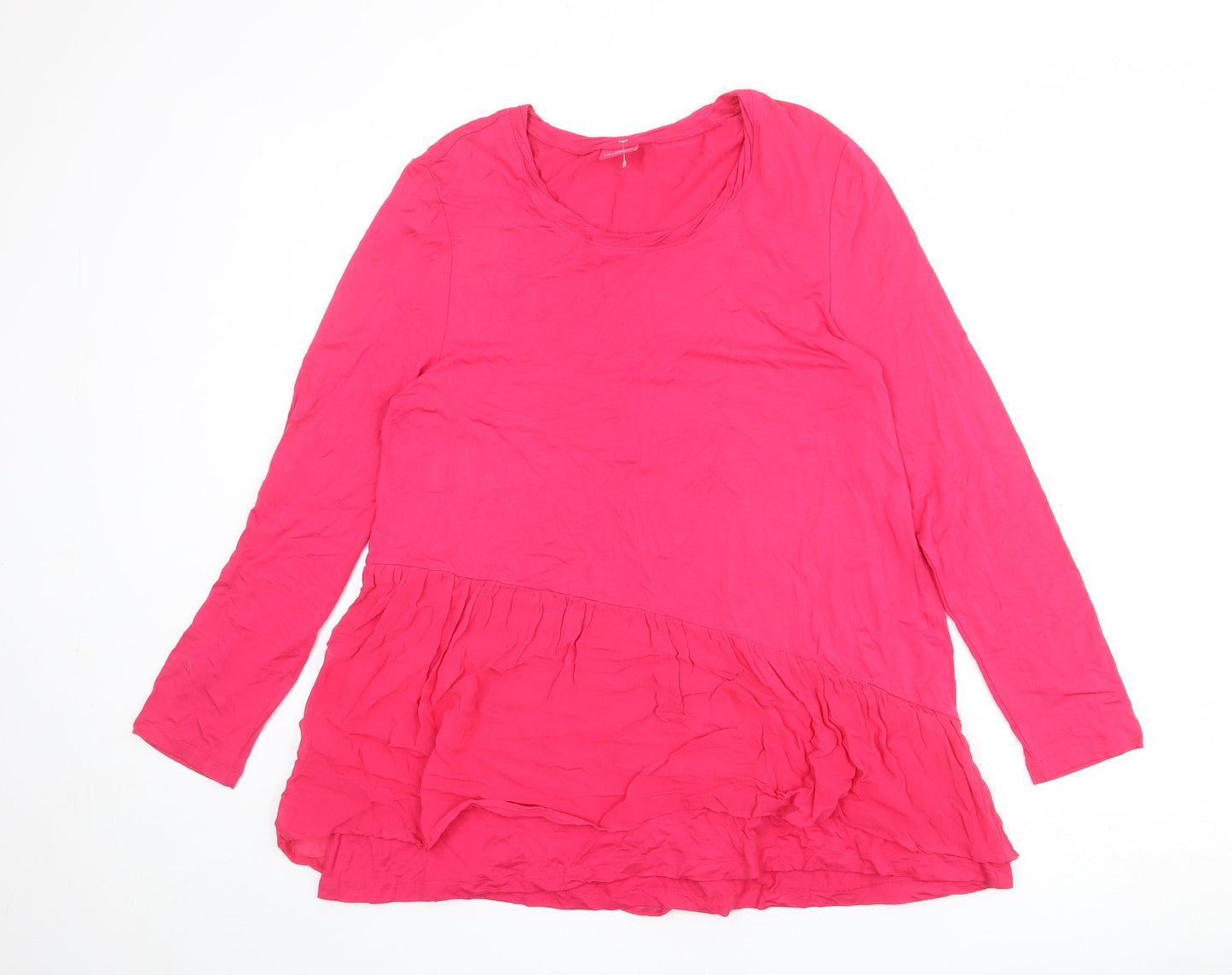 Womens UK Size 12 Together Pink Tunic Blouse