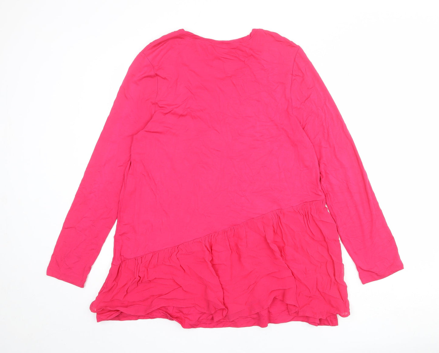 Womens UK Size 12 Together Pink Tunic Blouse