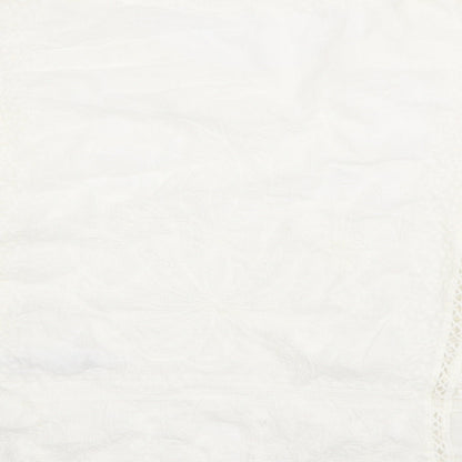 Womens UK Size L New Look Ivory Basic Blouse