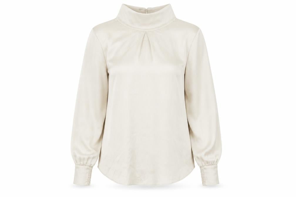Womens UK Size 6 Dorothy Perkins Beige Basic Blouse