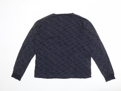 Septwolves Womens Blue Polyester Pullover Sweatshirt Size 2XL Pullover