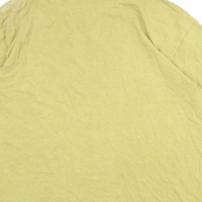 Womens UK Size M Urban Outfitters Green Basic T-Shirt