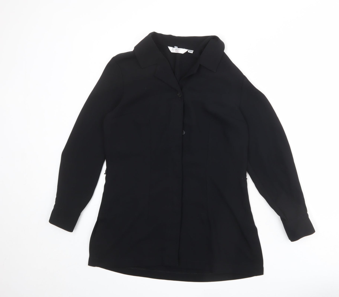 Womens UK Size 10 NEXT Black Basic Blouse
