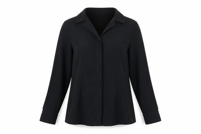 Womens UK Size 10 NEXT Black Basic Blouse