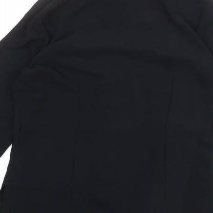 Womens UK Size 10 NEXT Black Basic Blouse