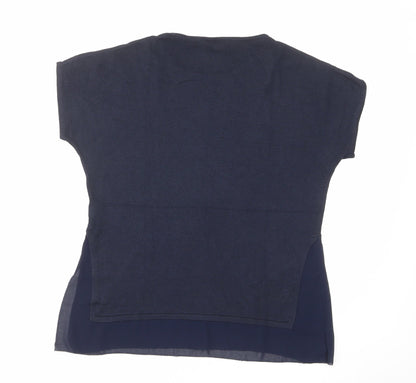 Womens UK Size 8 Warehouse Blue Pullover Jumper