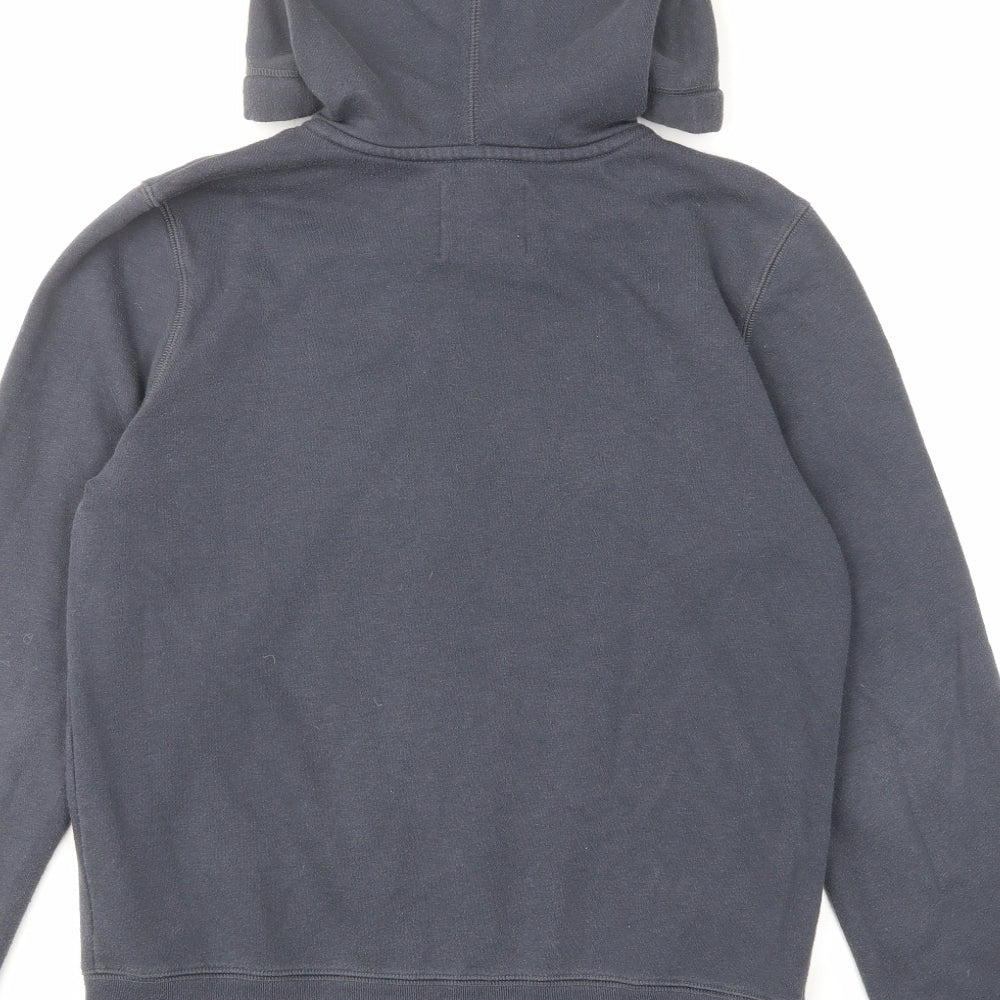 Old Navy Womens Blue Cotton Full Zip Hoodie Size M Zip