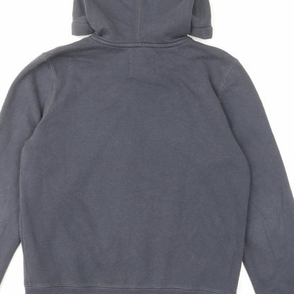Old Navy Womens Blue Cotton Full Zip Hoodie Size M Zip