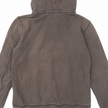H&M Womens Brown Cotton Pullover Hoodie Size S Pullover