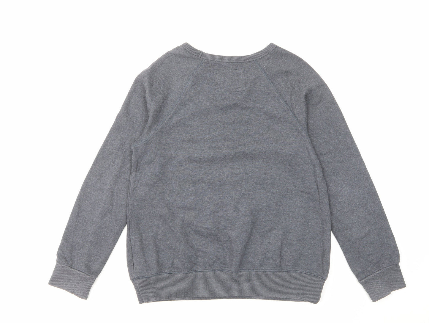 NEXT Boys Grey Cotton Pullover Sweatshirt Size 12 Years Pullover - Cool Story Santa