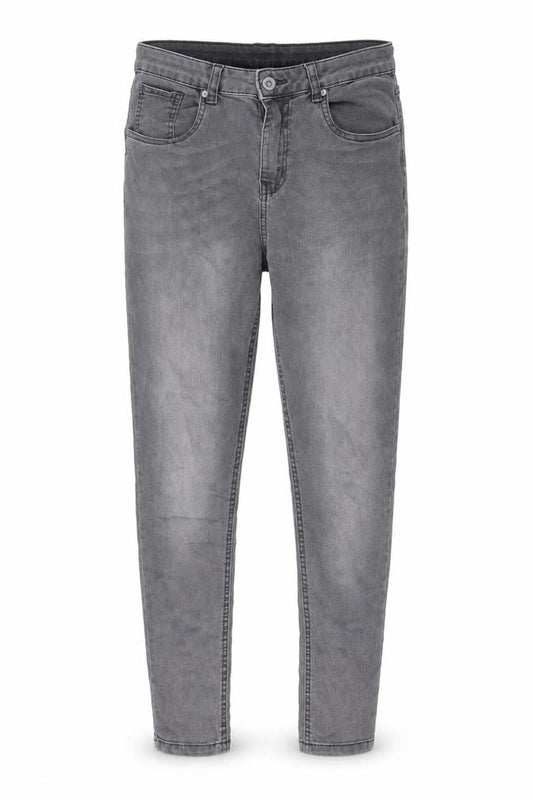 Symbol Womens Grey Cotton Skinny Jeans Size 32 in L26 in Regular Zip