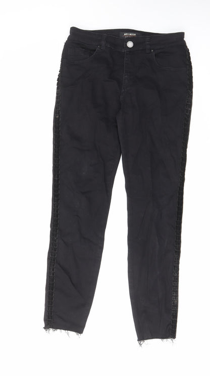 mos mosh Womens Black Cotton Skinny Jeans Size 27 in L27 in Regular Zip
