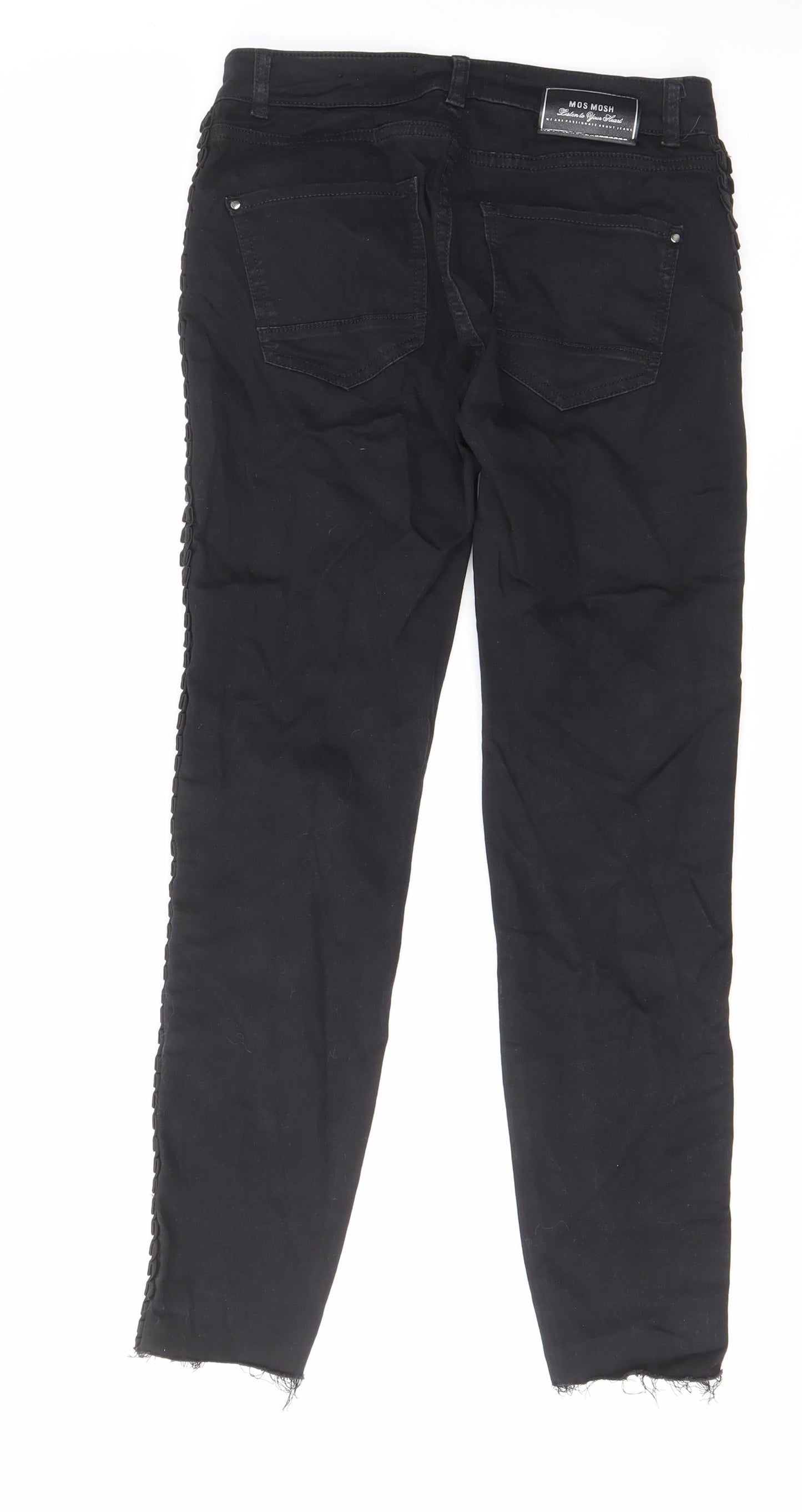 mos mosh Womens Black Cotton Skinny Jeans Size 27 in L27 in Regular Zip