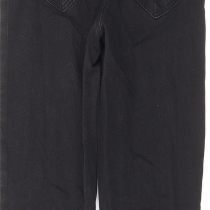 Denim & Co. Womens Black Cotton Jegging Jeans Size 10 L26 in Regular