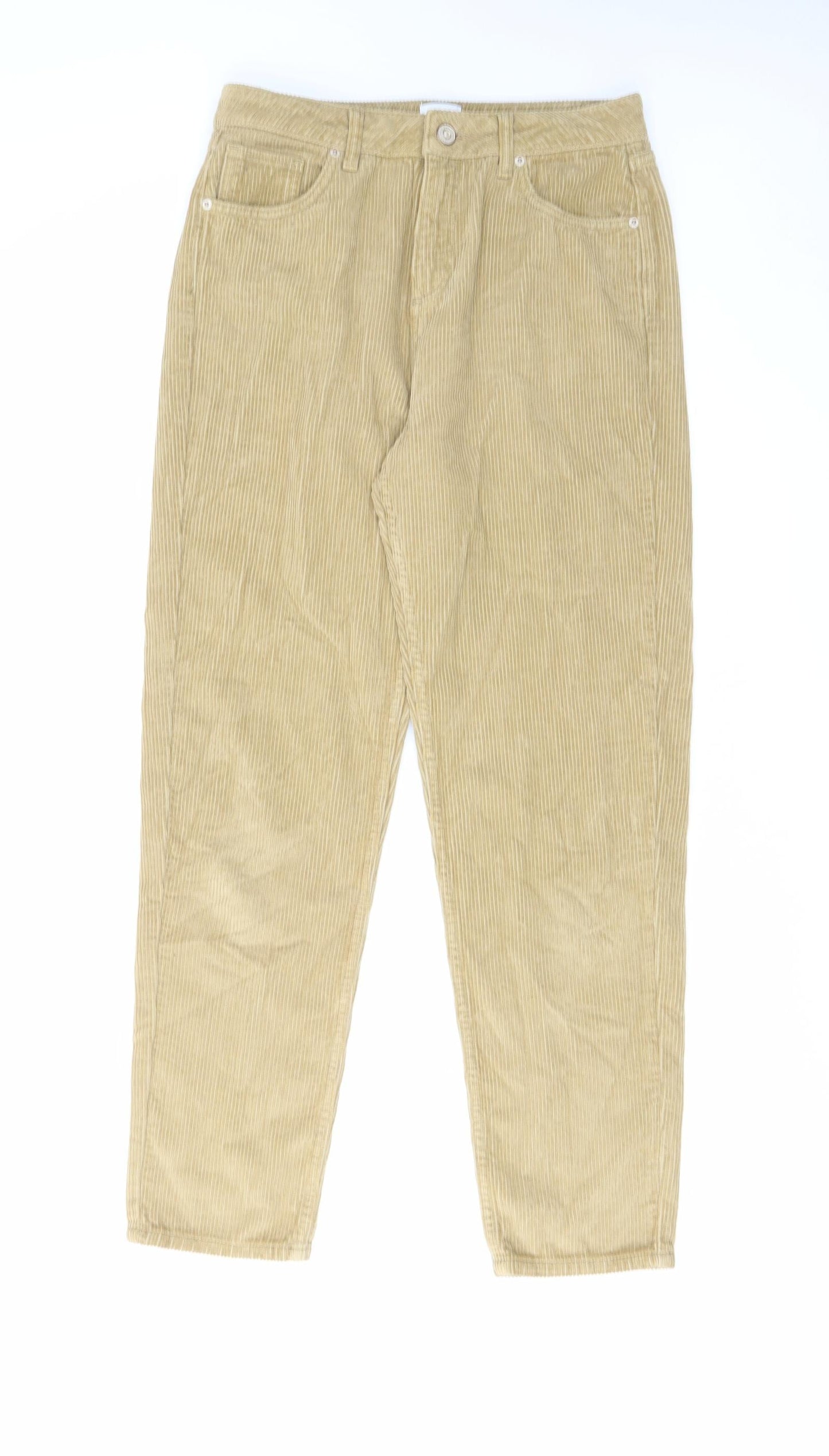 BDG Womens Brown Cotton Trousers Size 29 in L32 in Regular Zip
