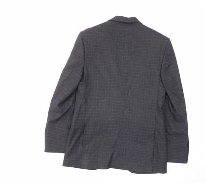 Mens UK Size 38 Marks and Spencer Regular Blue Suit Jacket