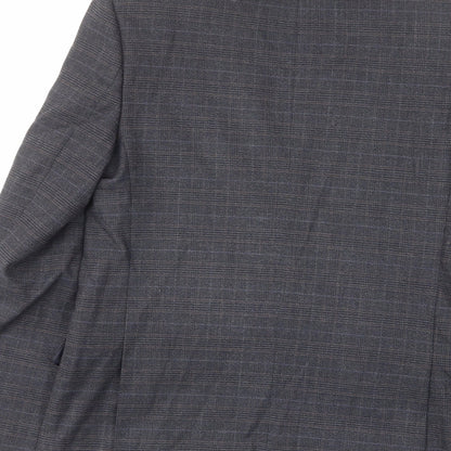 Mens UK Size 38 Marks and Spencer Regular Blue Suit Jacket