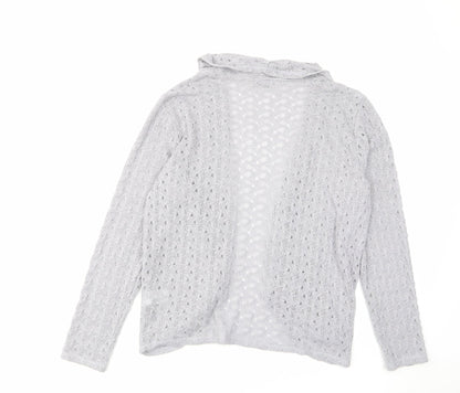 Womens UK Size L Oasis Grey Cardigan Jumper