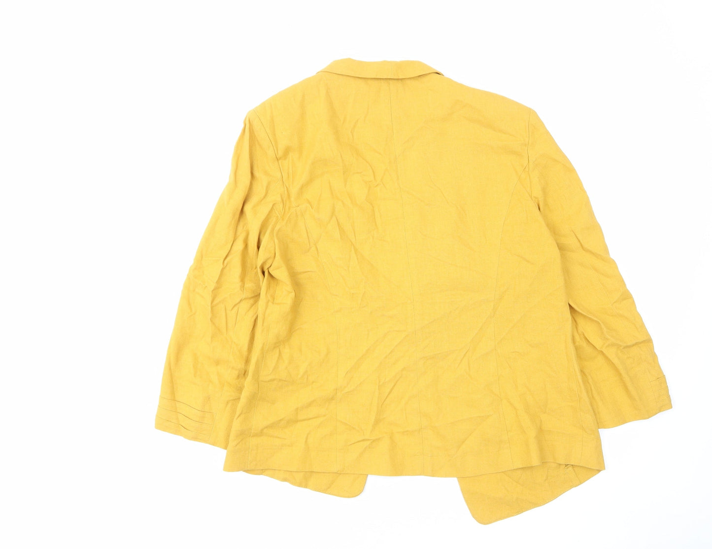 Womens UK Size 12 Marks and Spencer Yellow Jacket