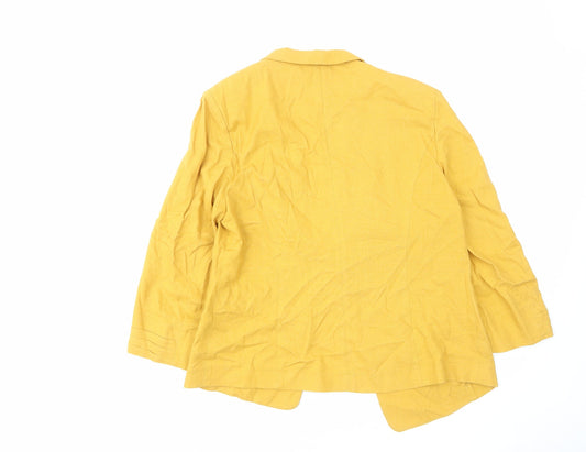 Womens UK Size 12 Marks and Spencer Yellow Jacket