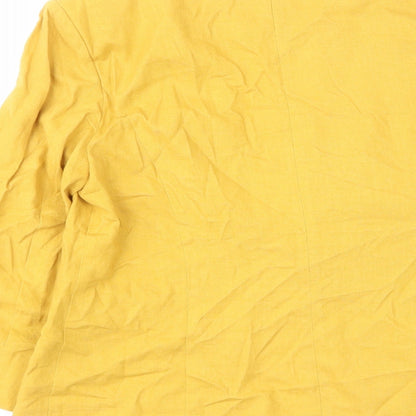 Womens UK Size 12 Marks and Spencer Yellow Jacket