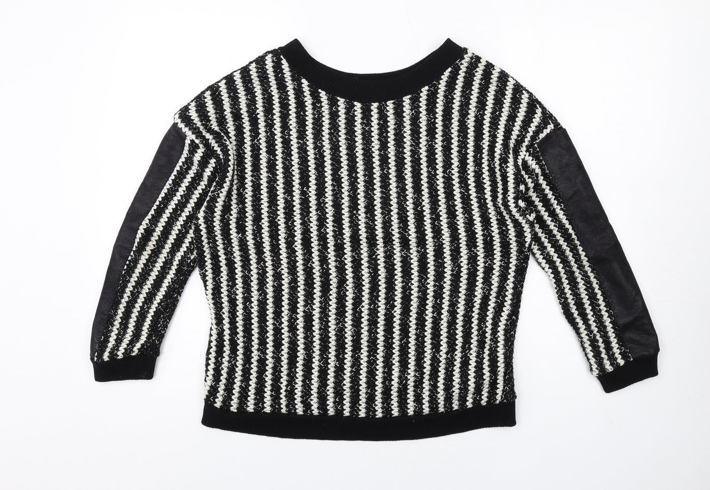 Womens UK Size S Zara Black Pullover Jumper