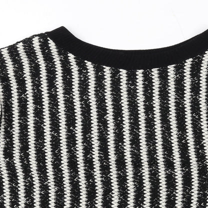 Womens UK Size S Zara Black Pullover Jumper