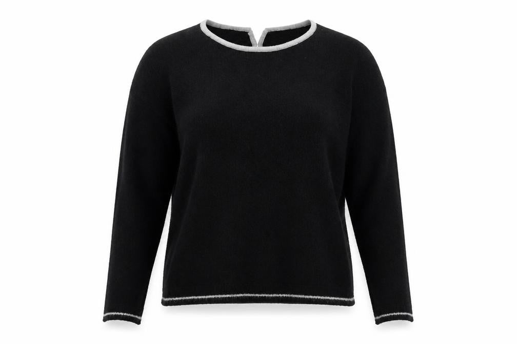 Womens UK Size S Grace & Mila Black Pullover Jumper