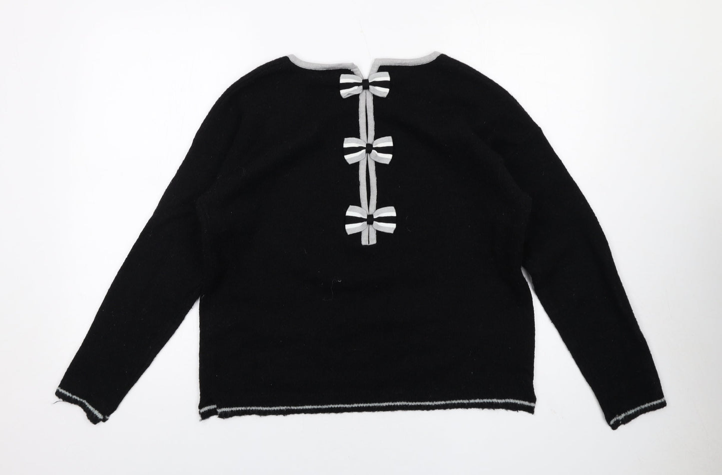 Womens UK Size S Grace & Mila Black Pullover Jumper
