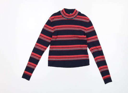 Womens UK Size M H&M Multicoloured Pullover Jumper