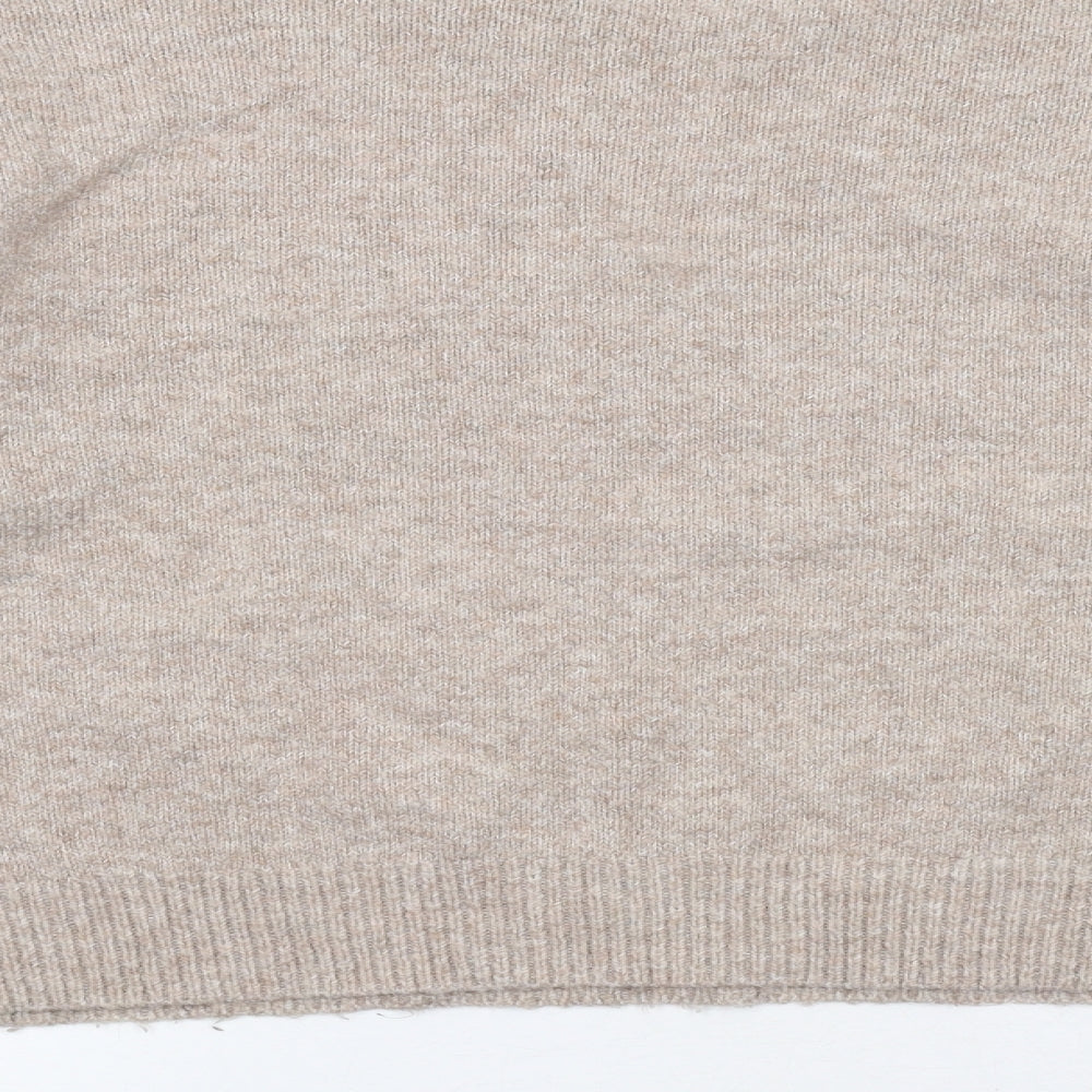 Womens UK Size M New Look Beige Pullover Jumper