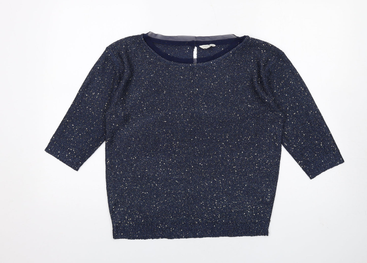 Womens UK Size M Monsoon Blue Pullover Jumper