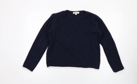 Womens UK Size S Marks and Spencer Blue Pullover Jumper