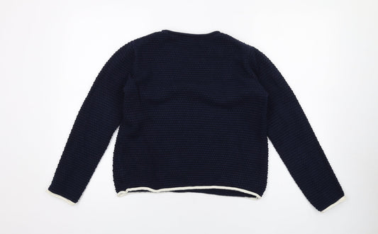 Womens UK Size S Marks and Spencer Blue Pullover Jumper