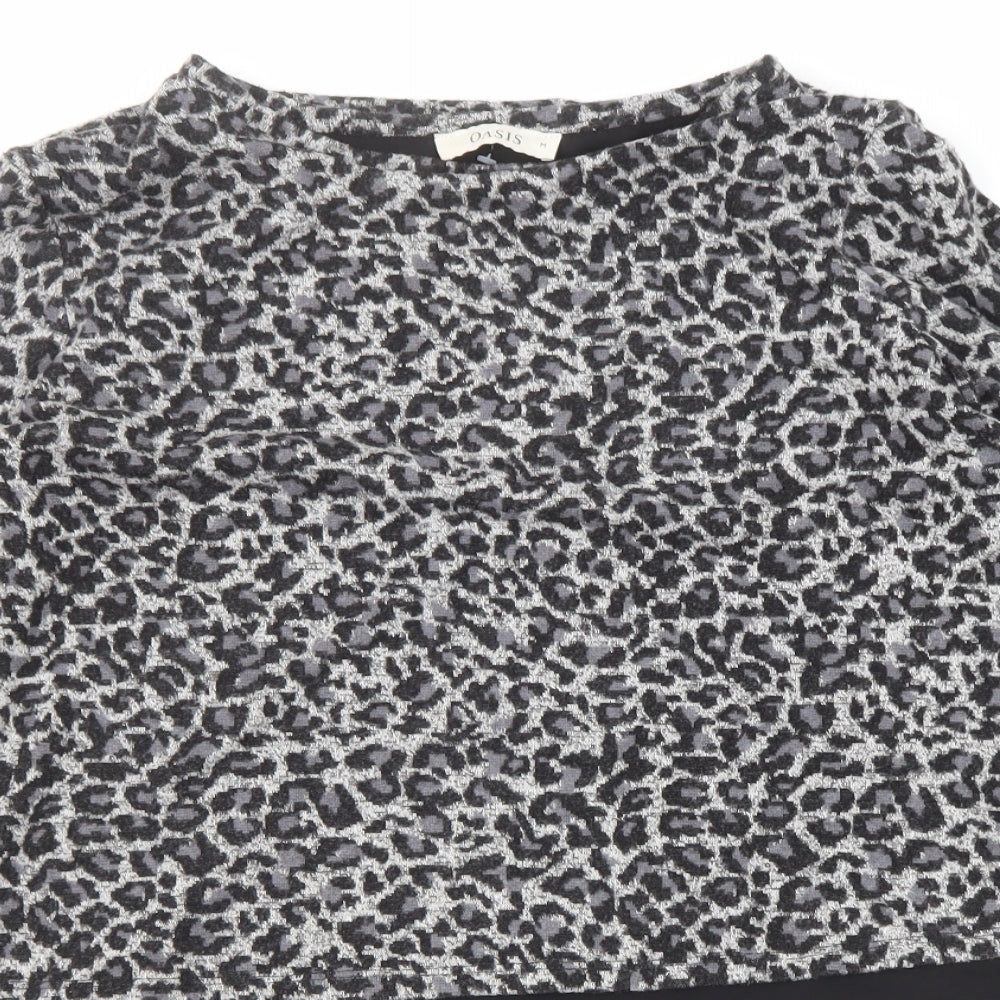 Womens UK Size M Oasis Multicoloured Pullover Jumper