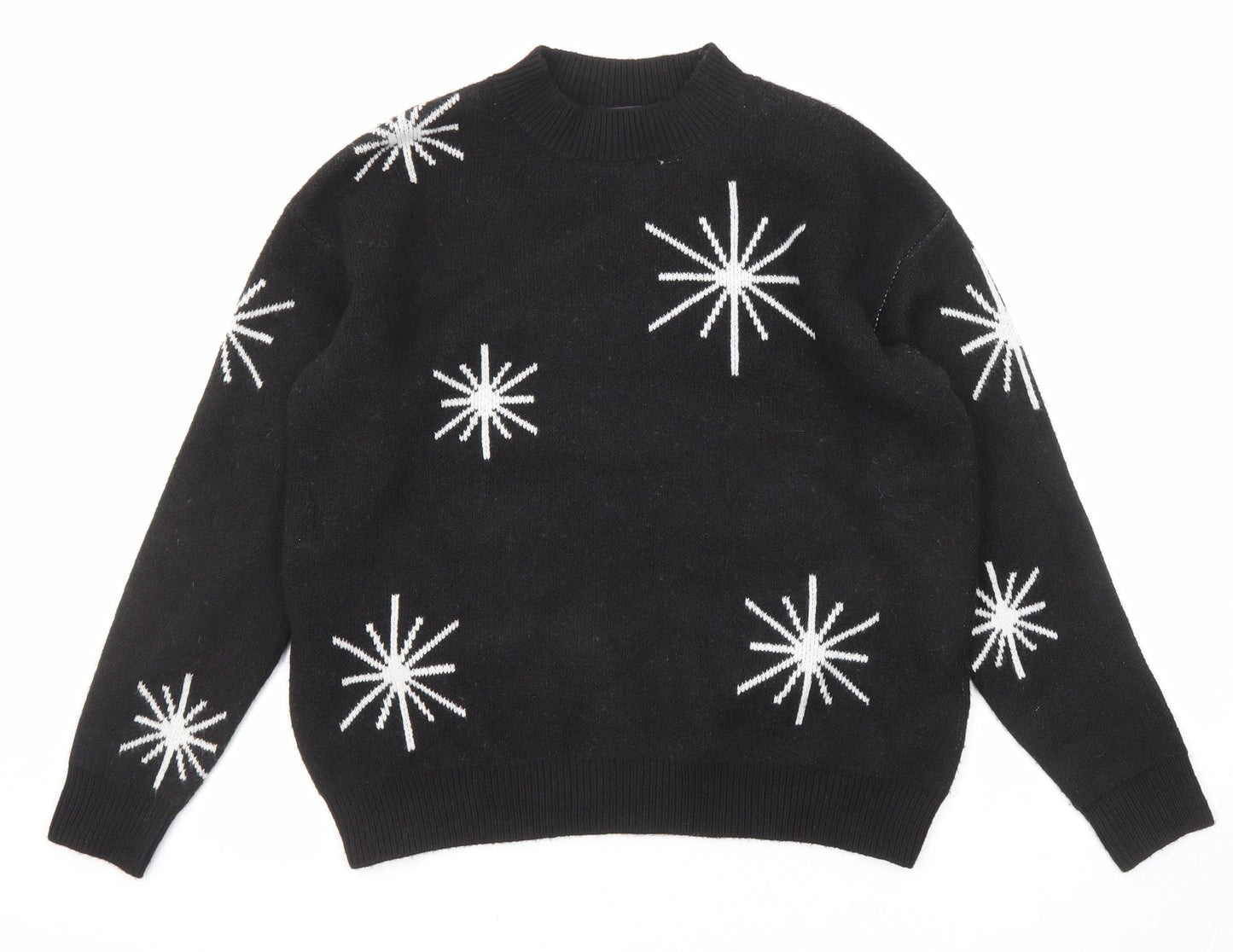Womens UK Size M Marks and Spencer Black Pullover Jumper