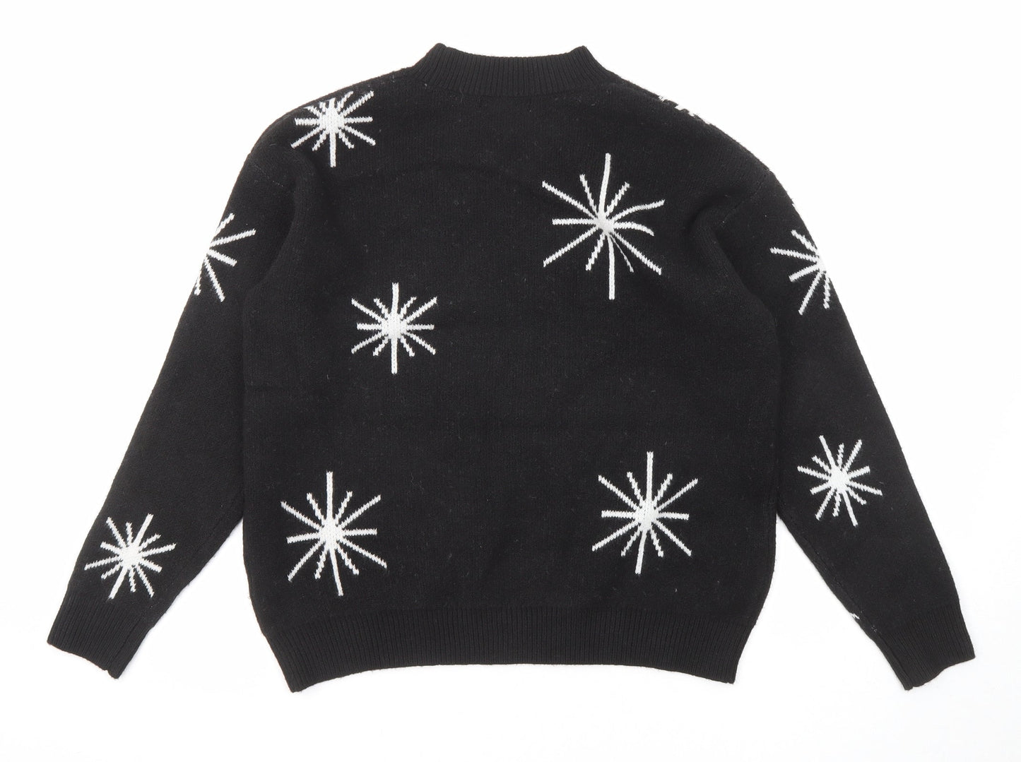 Womens UK Size M Marks and Spencer Black Pullover Jumper