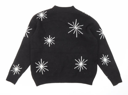 Womens UK Size M Marks and Spencer Black Pullover Jumper