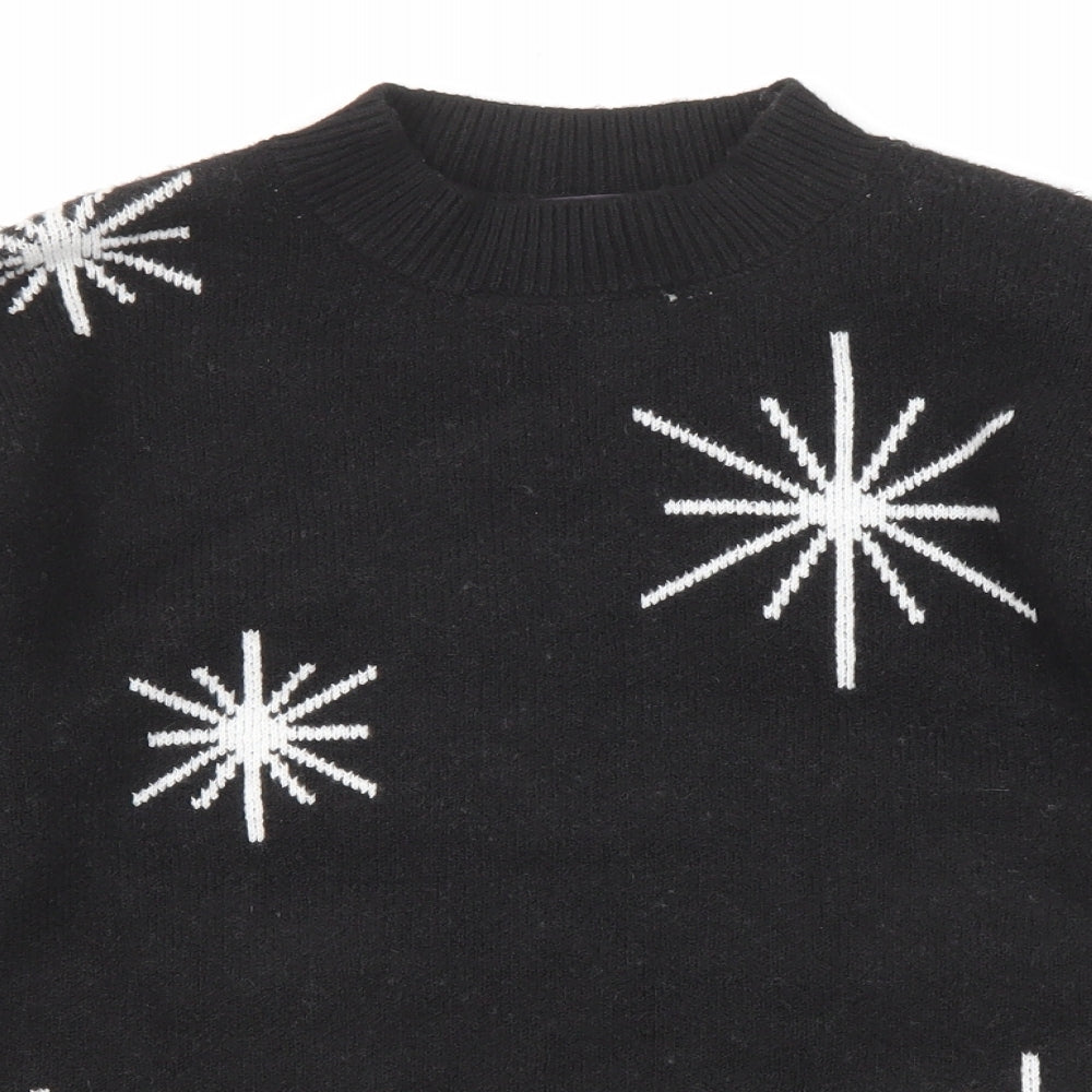 Womens UK Size M Marks and Spencer Black Pullover Jumper