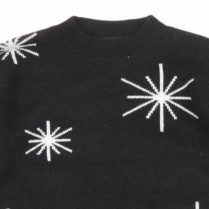 Womens UK Size M Marks and Spencer Black Pullover Jumper