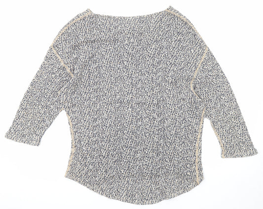 American Apparel Womens Multicoloured Boat Neck Cotton Pullover Jumper One Size