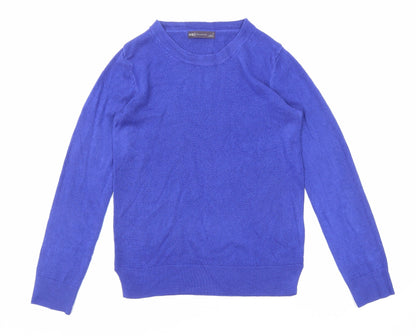 Womens UK Size 8 Marks and Spencer Blue Pullover Jumper