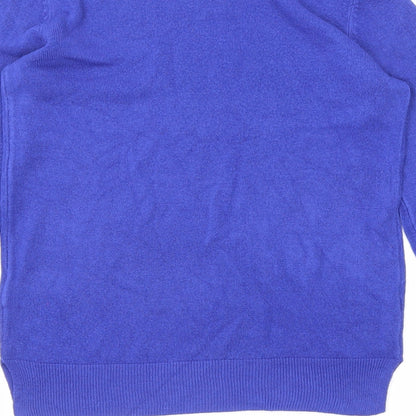 Womens UK Size 8 Marks and Spencer Blue Pullover Jumper